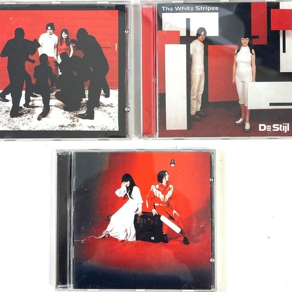 The White Stripes  3 CD Bundle Blood Cells De Stijl Elephant 2001-2003 Jack Meg - Picture 1 of 4
